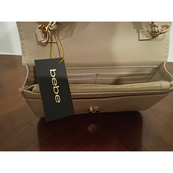 Bebe - Sophia Crossbody Purse - Beige - NWT - Picture 7 of 8